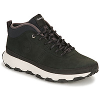 Shoes Men Low top trainers Timberland WINSOR TRAIL MID LEATHER Black