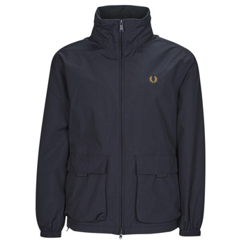 Fred Perry PATCH POCKET ZIP THROUGH JKT Marine
