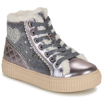 Shoes Girl High top trainers Primigi GIRL ALPHA Silver