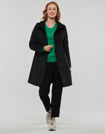 Clothing Women coats Esprit New Basic Wool Black