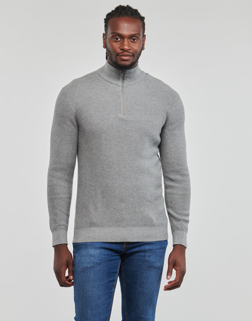 Clothing - zip Free ! Men Spartoo delivery NET Grey troyer jumpers Esprit - |