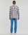 Clothing Men coats Esprit Check Overshirt Multicolour