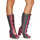 Shoes Women Boots Irregular Choice DITSY DARLING Pink / Green