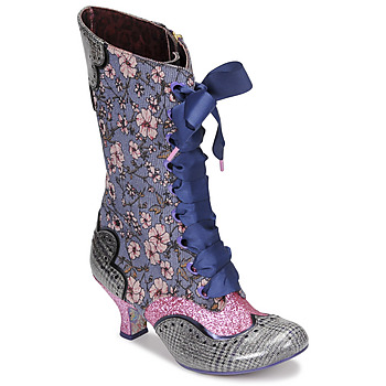 Shoes Women Boots Irregular Choice CHIMNEY SMOKE Violet