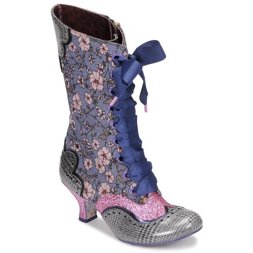 Shoes Women Boots Irregular Choice CHIMNEY SMOKE Violet