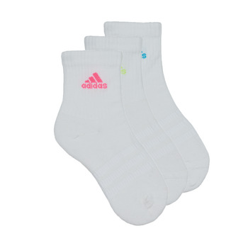 Accessorie Women Sports socks Adidas Sportswear C SPW CRW 3P White / Cyan / Green / Pink