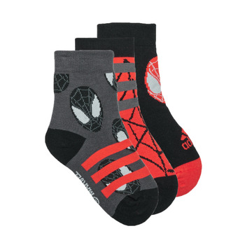 Accessorie Boy Sports socks Adidas Sportswear SPIDER-MAN 3PP Black / Grey / Grey