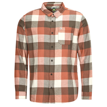 Clothing Men long-sleeved shirts Quiksilver MOTHERFLY Brown