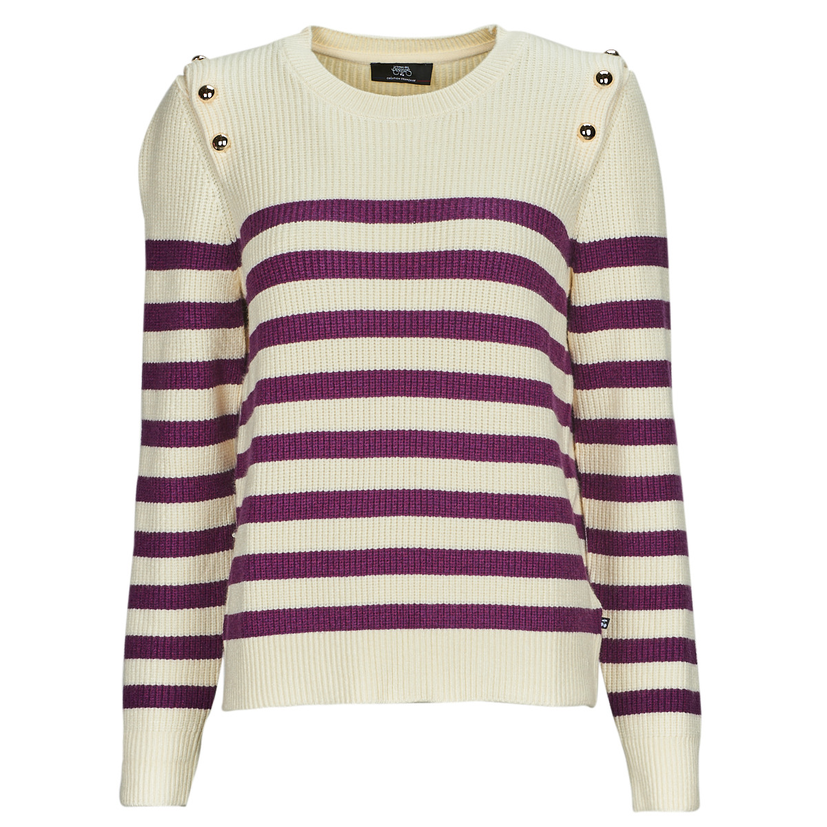 Beige FANIA Temps Le NET des Violet Clothing - Free Women - Spartoo delivery ! | Cerises jumpers /