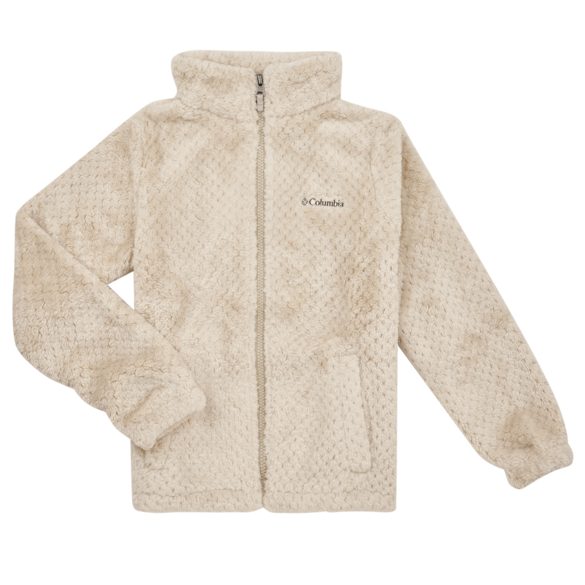 Columbia Fire Side Sherpa Full - - ! Spartoo delivery NET Clothing Free Zip Beige Child | Fleeces