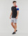 Clothing Men short-sleeved t-shirts Le Coq Sportif BAT TEE SS N°1 Black / Red
