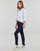 Clothing Women Skinny jeans Levi's 711 DOUBLE BUTTON Marine