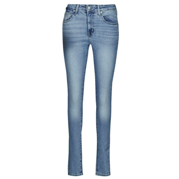 Clothing Women Skinny jeans Levi's 721 HIGH RISE SKINNY Blue / Clear