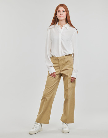 Clothing Women 5-pocket trousers Levi's BAGGY TROUSER Camel