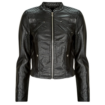 Clothing Women Leather jackets / Imitation le Vero Moda VMFAVODONA COATED JACKET NOOS Black
