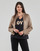 Clothing Women Leather jackets / Imitation le Vero Moda VMJOSE MARI SHORT FAUX SUEDE JACKET BOOS Brown