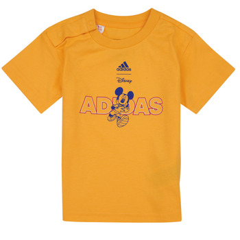 Clothing Children short-sleeved t-shirts Adidas Sportswear DY MM T Gold / Blue / Roi