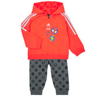Clothing Children Sets & Outfits Adidas Sportswear DY SM JOG Red / White / Grey