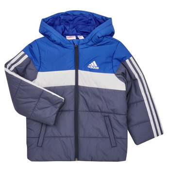 Clothing Boy Duffel coats Adidas Sportswear LK PAD JKT Blue / Multicolour