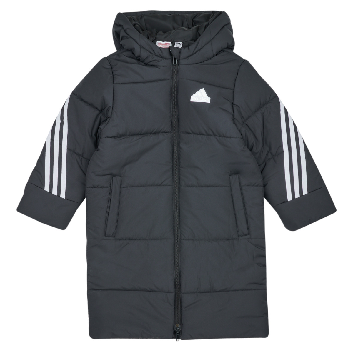 Adidas Sportswear JK 3S L PAD JKT Black - Free delivery | Spartoo NET ! -  Clothing Duffel coats Child