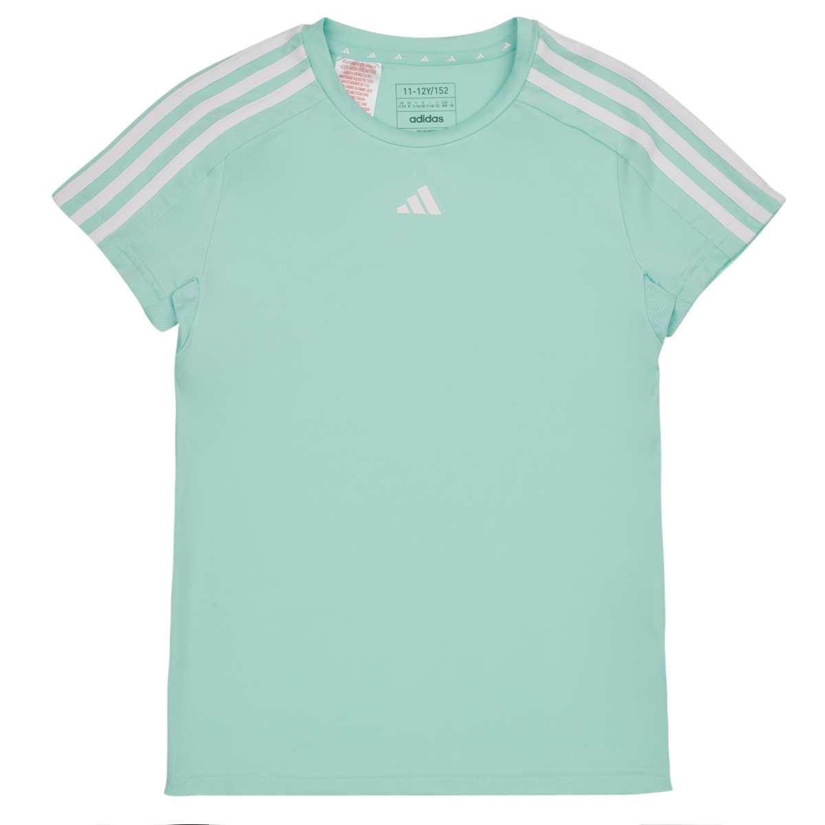 Clothing Girl short-sleeved t-shirts adidas Performance TR-ES 3S T Blue / White