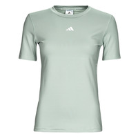 Clothing Women short-sleeved t-shirts adidas Performance TF TRAIN T Silver / White