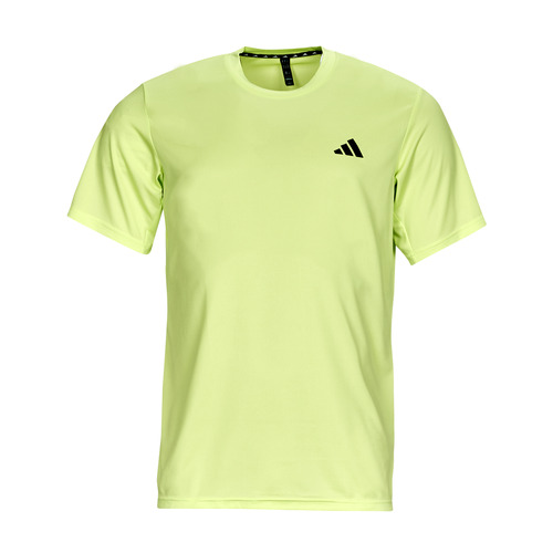 delivery / Free short-sleeved t-shirts | ! - Black Green - T TR-ES NET BASE adidas Spartoo Performance Clothing Men