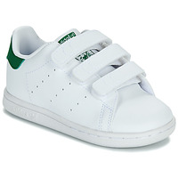 Shoes Children Low top trainers adidas Originals STAN SMITH CF I White / Green