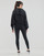 Clothing Women sweaters Converse RETRO CHUCK TAYLOR FULL-ZIP HOODIE Black