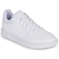 Shoes Children Low top trainers Adidas Sportswear HOOPS 3.0 K White