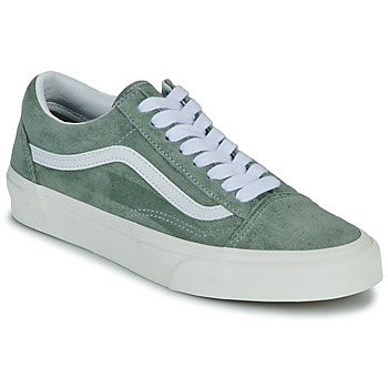 Shoes Low top trainers Vans Old Skool Grey / Green