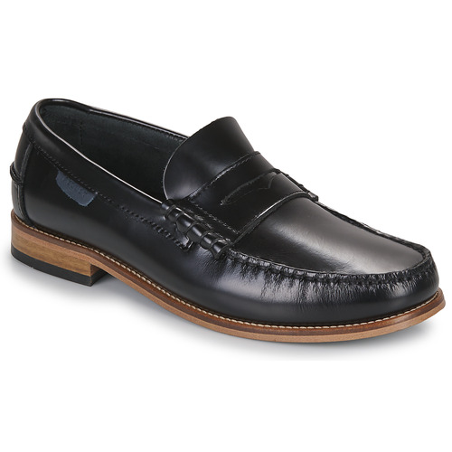Shoes Men Loafers Pellet BASILE Veal / Polido / Black