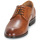 Shoes Men Derby shoes Pellet CHARLES Veal / Smooth / Brushed / Cognac