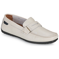 Shoes Men Loafers Pellet NECO Veal / Seed / White