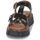 Shoes Women Sandals JB Martin DATTE Veal / Black