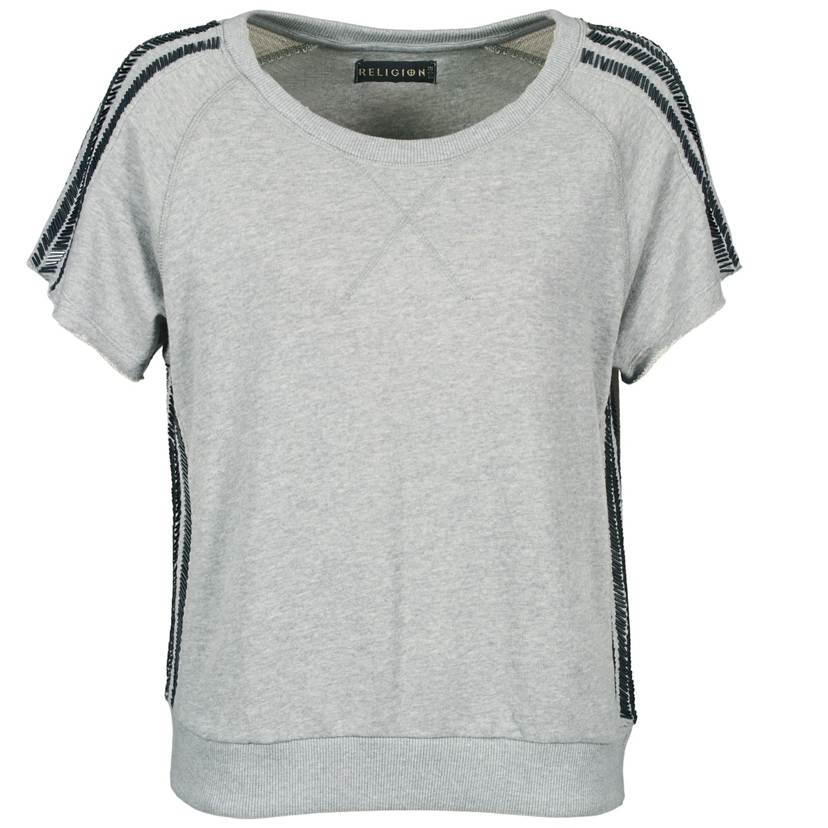 Clothing Women short-sleeved t-shirts Religion B114HRW02 Grey
