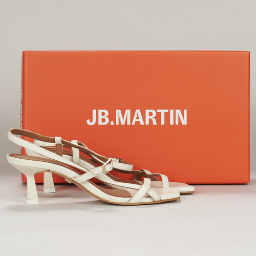 Shoes Women Sandals JB Martin MELODIE Nappa / Chalk