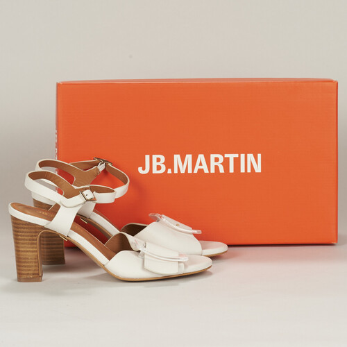 Shoes Women Sandals JB Martin ESPIEGLE Nappa / Chalk