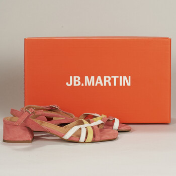 JB Martin VICTORIA Velvet / Pink / Yellow / Chalk