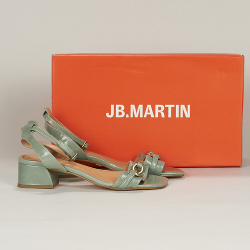 Shoes Women Sandals JB Martin VITAMINE Veal / Vintage / Sauge