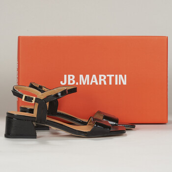 Shoes Women Sandals JB Martin VALSER Varnish / Black