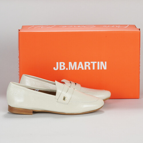 Shoes Women Loafers JB Martin FRANCHE SOFT Vintage / Off / White