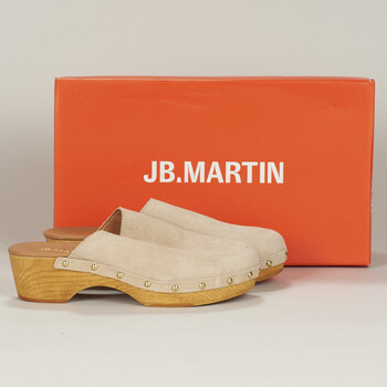 Shoes Women Clogs JB Martin ALICE Crust / Velvet / Beige