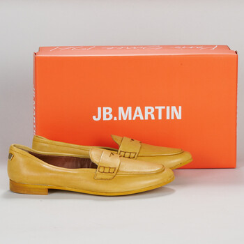 Shoes Women Loafers JB Martin MABELLE Nappa / Yellow