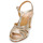 Shoes Women Sandals JB Martin LUCIA Metal / Gold