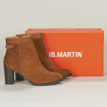 Shoes Women Ankle boots JB Martin LOVE Crust / Velvet / Veal / Camel