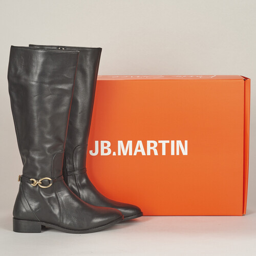 Shoes Women Boots JB Martin LIDIA Veal / Black