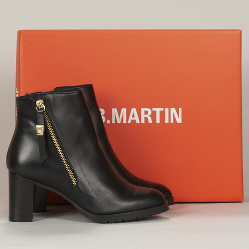 Shoes Women Ankle boots JB Martin LOUANE Veal / Black