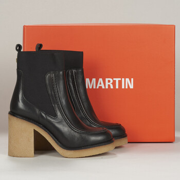 Shoes Women Ankle boots JB Martin BRITANIE Veal / Soft / Black