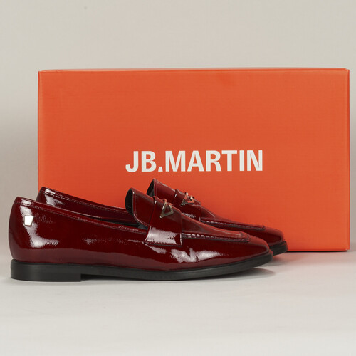 Shoes Women Loafers JB Martin VERSUS Varnish / Bordeaux
